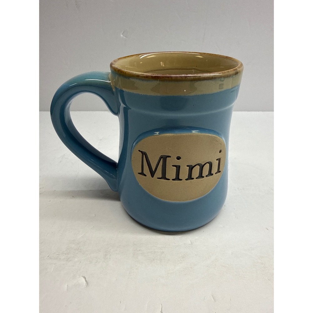 Burton + Burton Mimi Grandmother Blue Ceramic Coffee Mug Tea Cup Gift